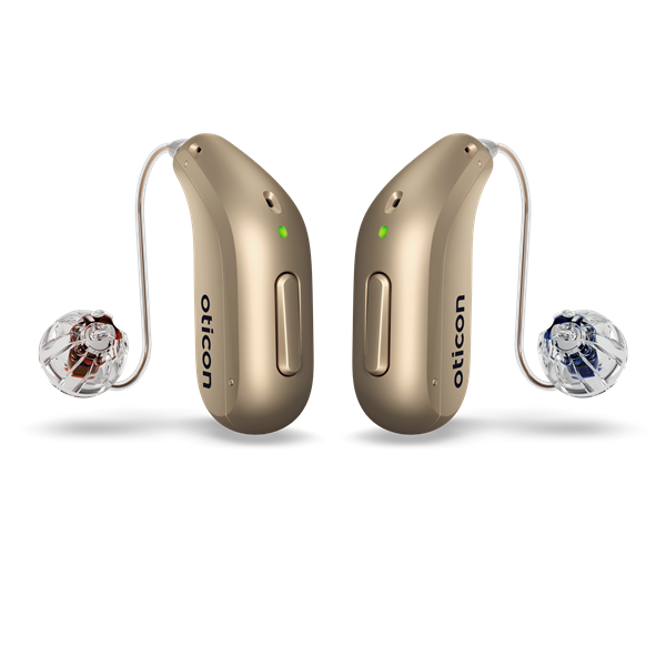 Oticon_Intent_miniRITE Silver Honey Beige